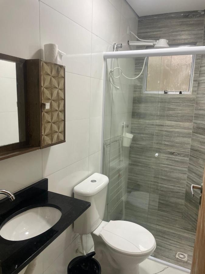 Casa Novinha - Praia Grande - Mirim - 3 Quadras Da Praia Wi-Fi Villa ภายนอก รูปภาพ