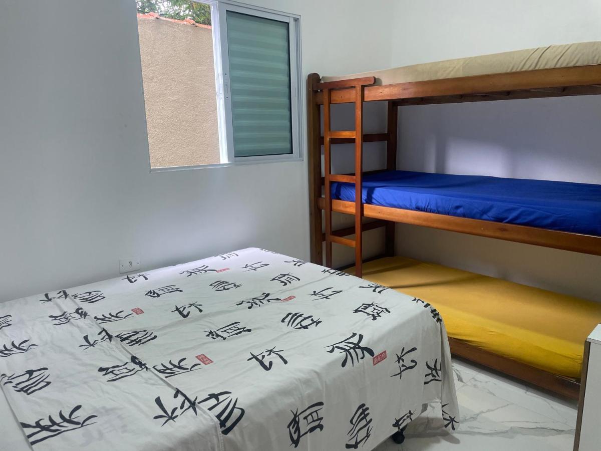 Casa Novinha - Praia Grande - Mirim - 3 Quadras Da Praia Wi-Fi Villa ภายนอก รูปภาพ