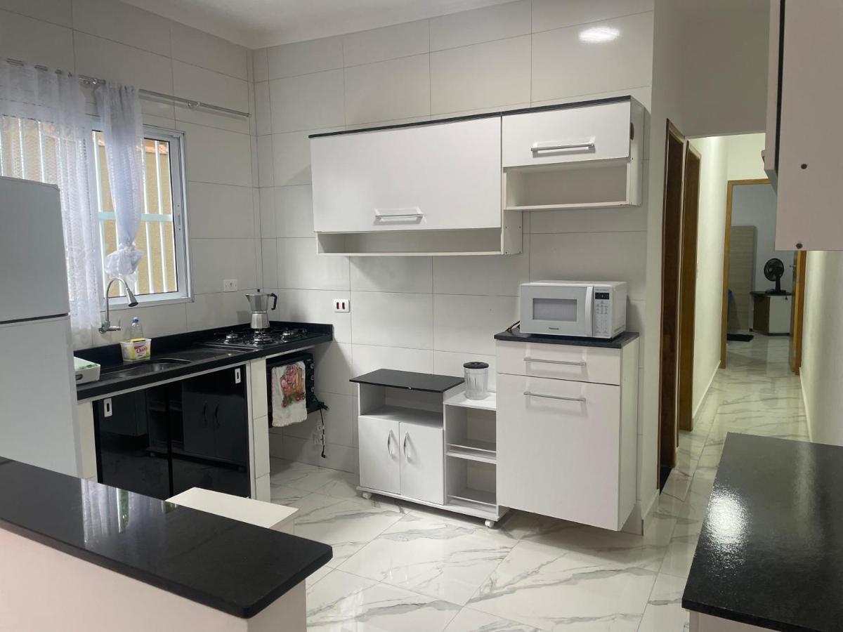 Casa Novinha - Praia Grande - Mirim - 3 Quadras Da Praia Wi-Fi Villa ภายนอก รูปภาพ